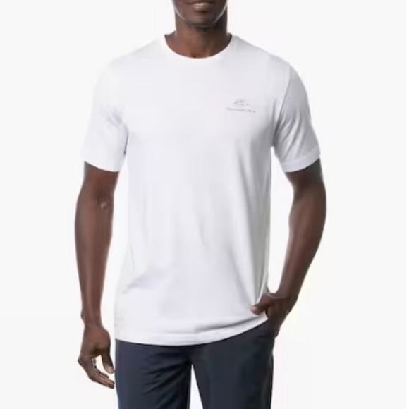 Travis Mathew Men's White Short Sleeve Mountain Money T-shirt Size S - Picture 8 of 8